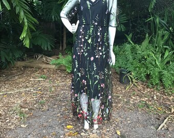 Vintage see through embroidered Dress Vintage see through embroidered Dress