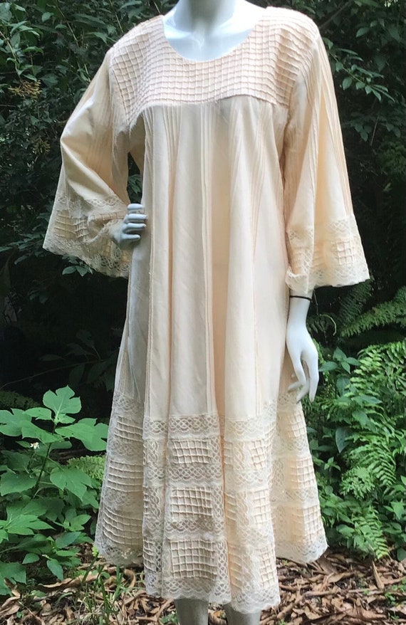 Vintage Mexican cotton Loyola Gab Dress