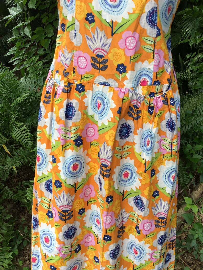 Cotton summer dress 1980s image 5