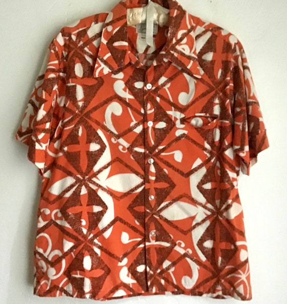 1960s cotton short sleeve shirt from California - image 2