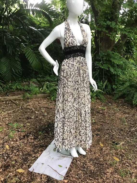 Vintage Marchesa silk Dress - image 9