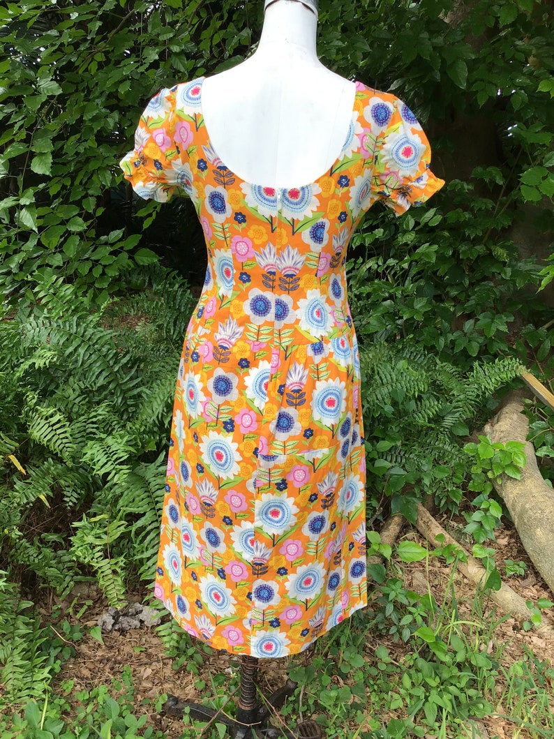 Cotton summer dress 1980s image 7