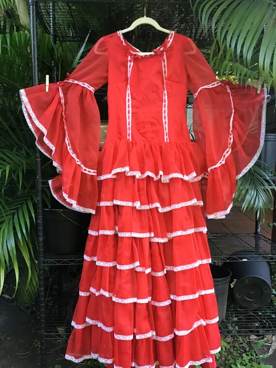 Spanish style 50s Dress - image 8