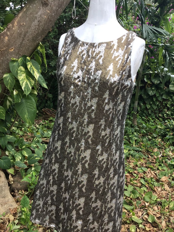 Vestito paillettes shop pull and bear