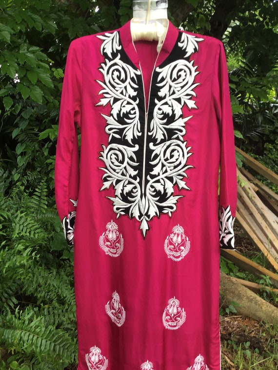 Silk tunic dress - image 4