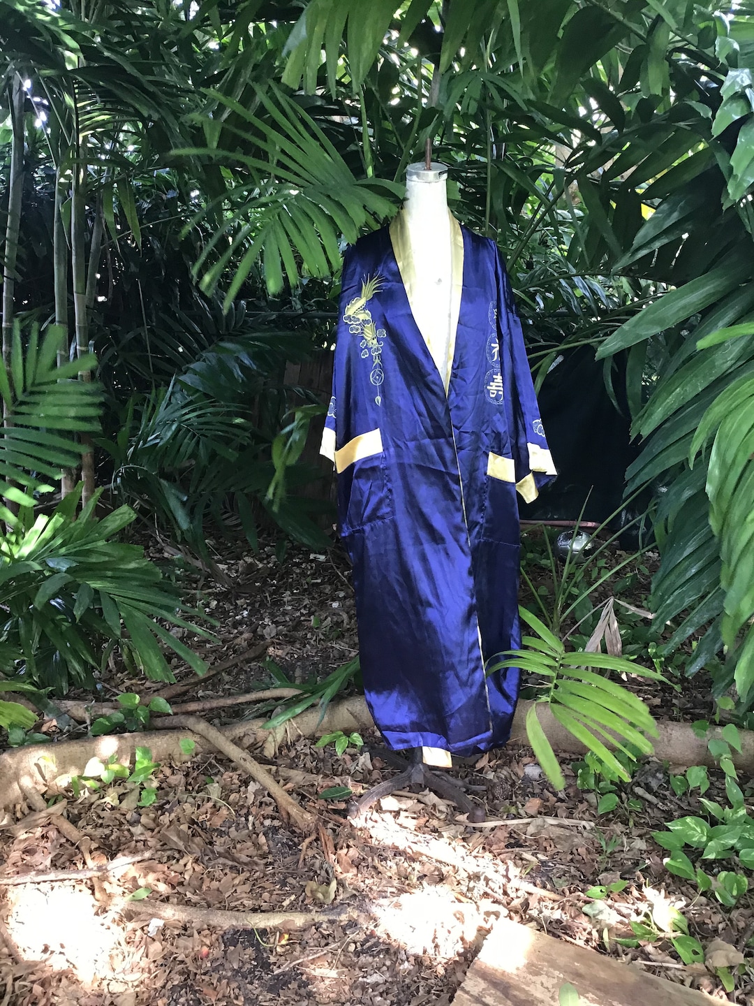 Reversible Satin Robe Satin Reversible Chinese Robe - Etsy