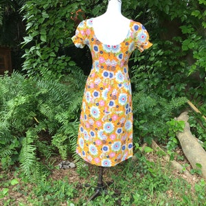 Cotton summer dress 1980s image 8