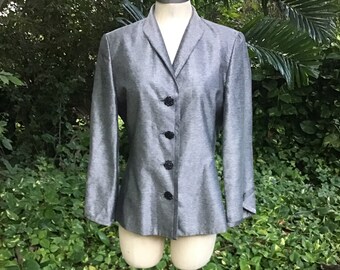 Dana Buchman Leather Jacket - Etsy