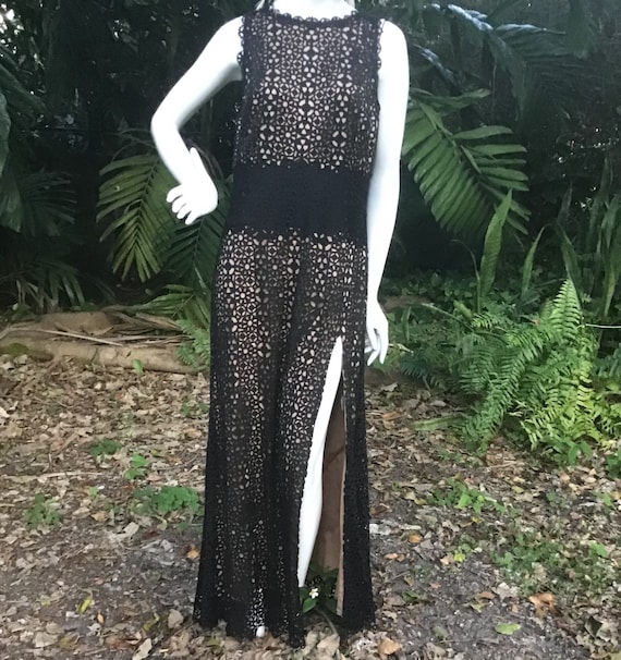 Vintage Tadashi Shoji maxi Dress