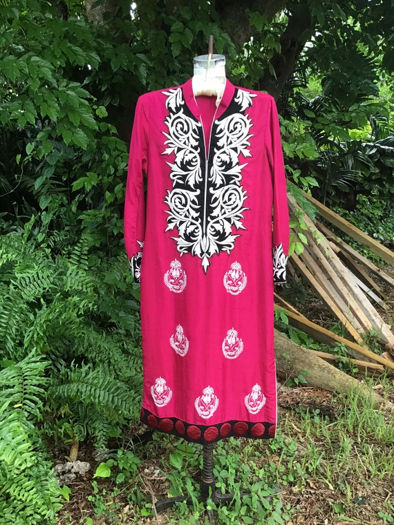 Silk tunic dress - image 2