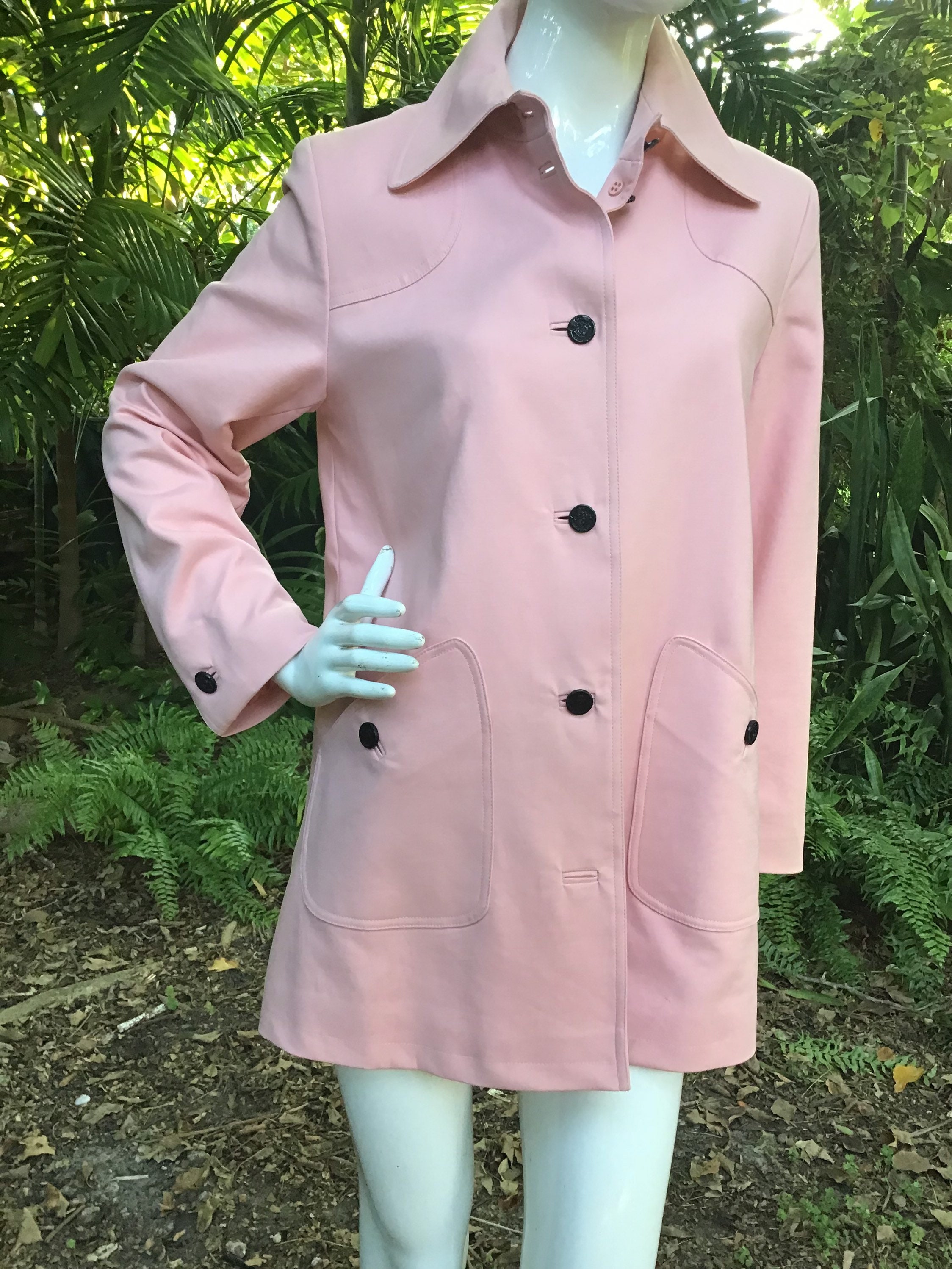 ヴィンテージ セントジョン ギャバジン ソフトピンク ジャケット