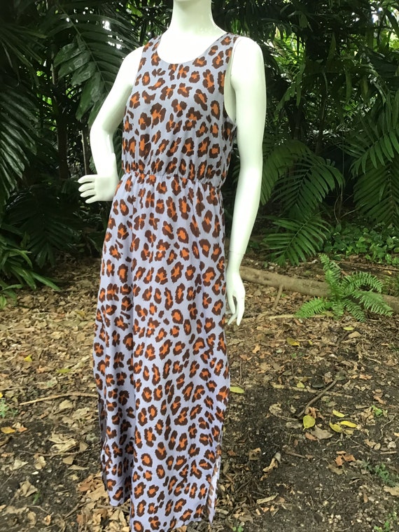 Vintage 80s maxi Dress - image 3