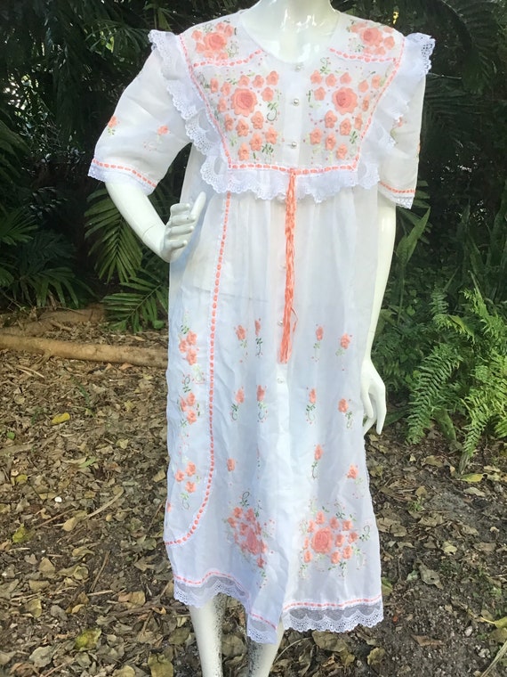 Vintage 50s robe - image 8