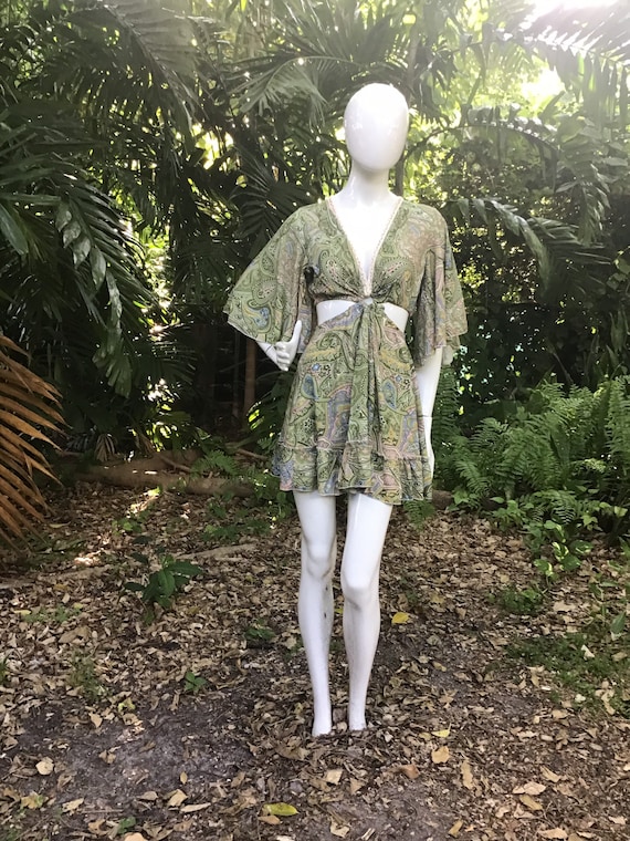 Vintage cutout cotton Dress