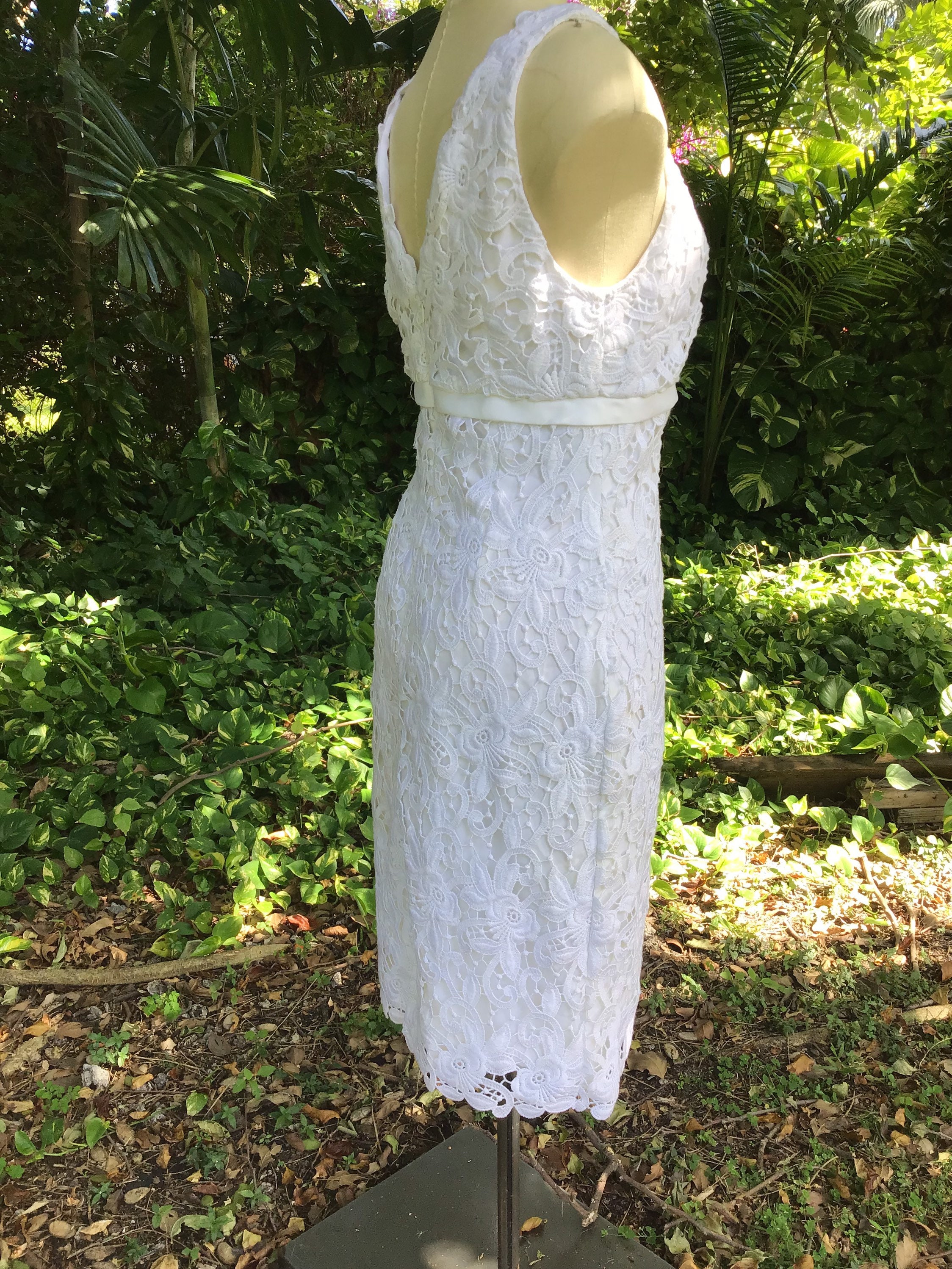 Vintage Chetta B designer Lace Dress