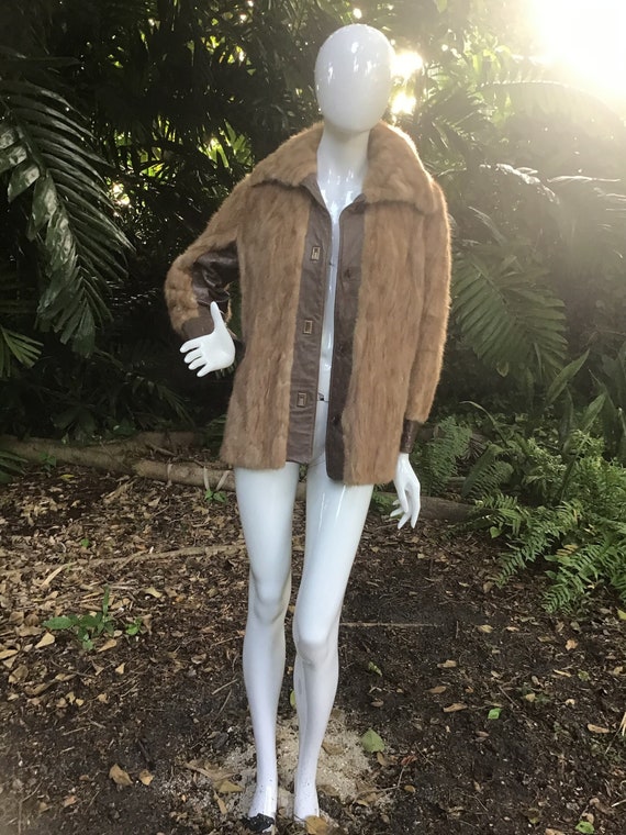 Mink leather jacket vintage - Gem Mink leather jacket vintage - Gem
