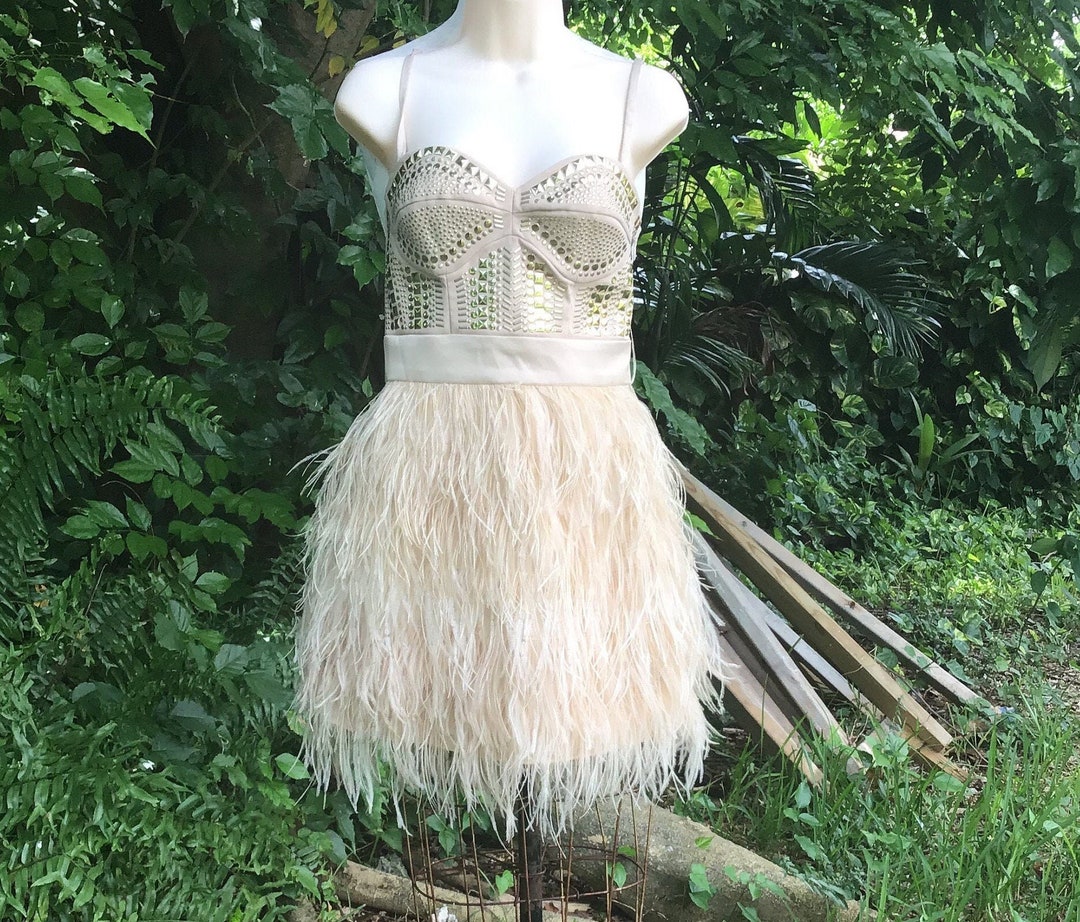 bebe black feather dress Vivien Black Feather Midi Dress
