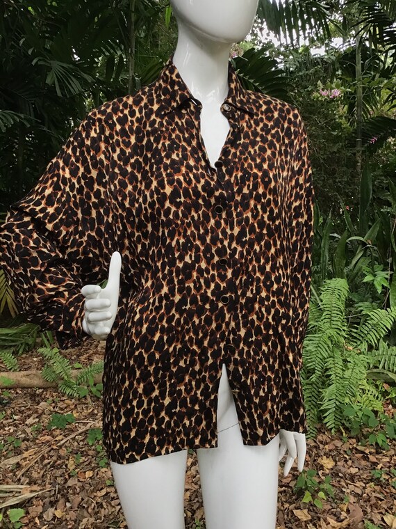 80s silk blouse by Exit Shop - image 7