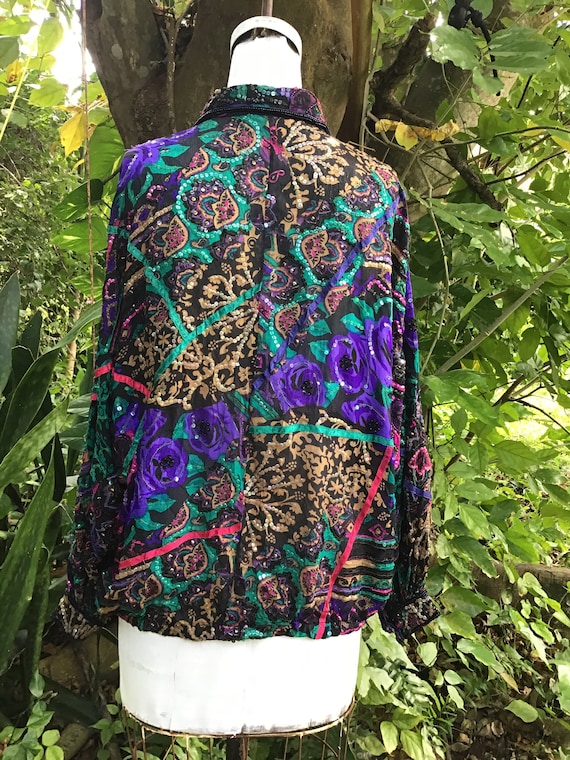 Judith Ann Blouse with sequins - image 7