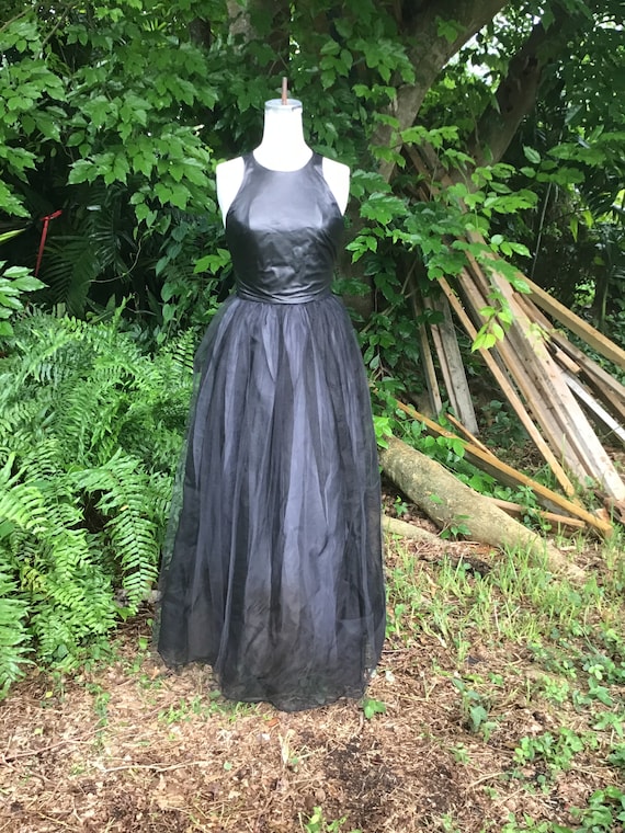 ArtStation - Black dress with black leather corset