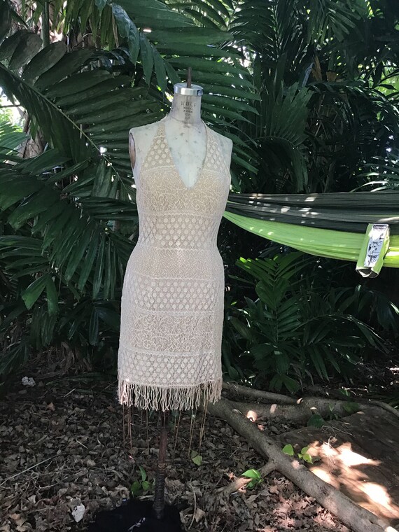 Vintage 1980s halter dress