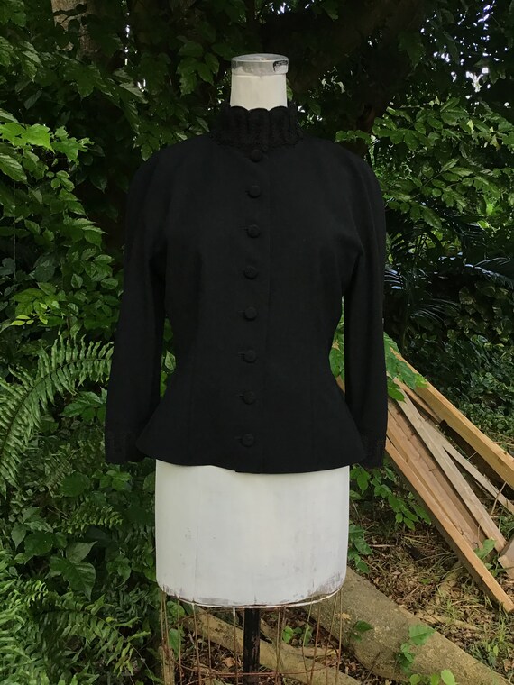 Vintage Jenny Black Jacket - image 3