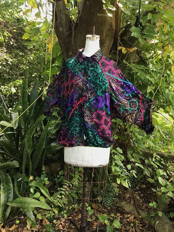Judith Ann Blouse with sequins - image 2