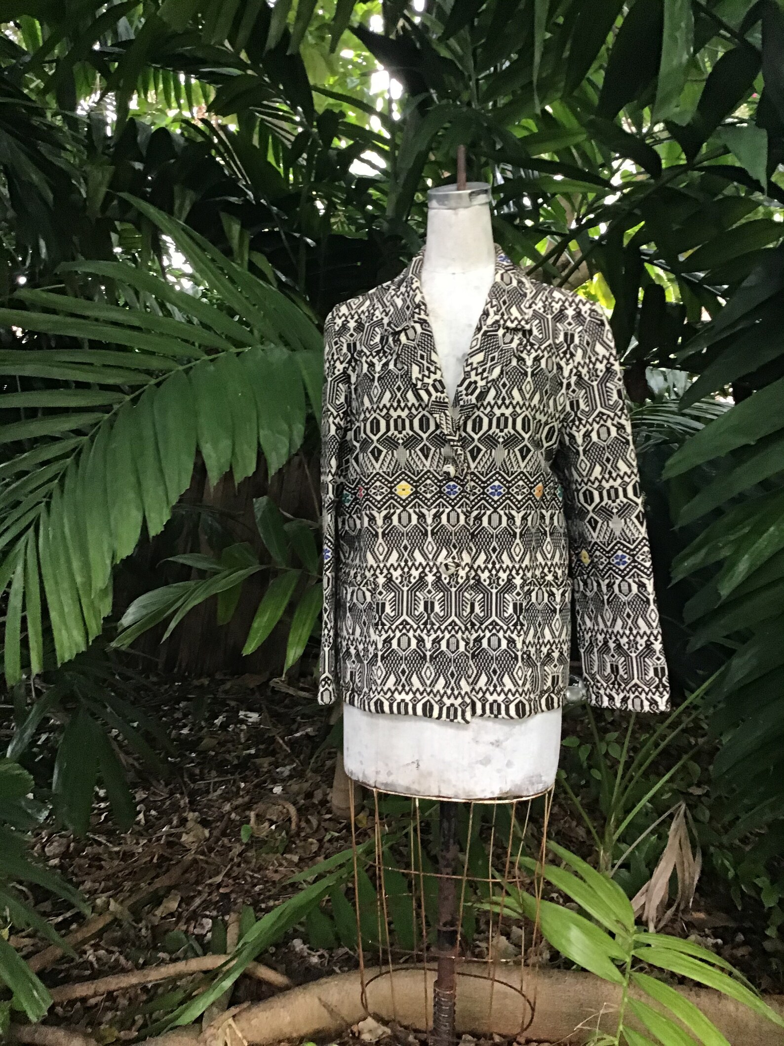 Cotton Jacket Handwoven Fabric Etsy