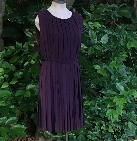 Vintage Nina Ricci Paris pleated Dress