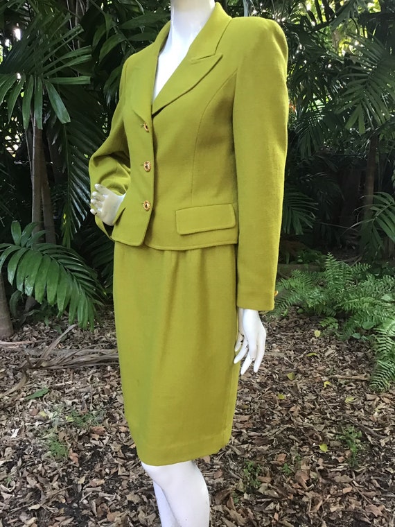 Vintage skirt suit with jacket 1960s - image 1