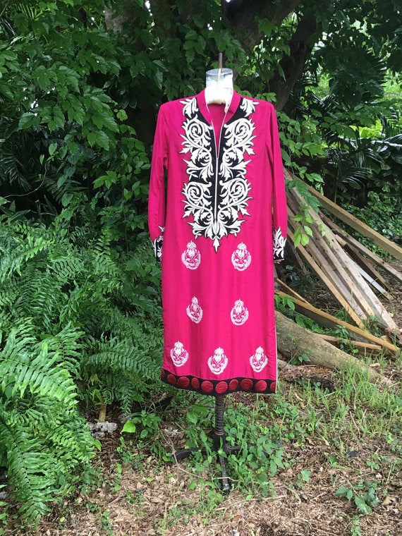 Silk tunic dress