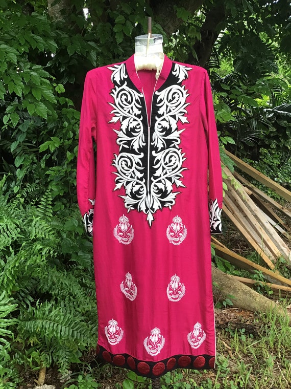 Silk tunic dress - image 3
