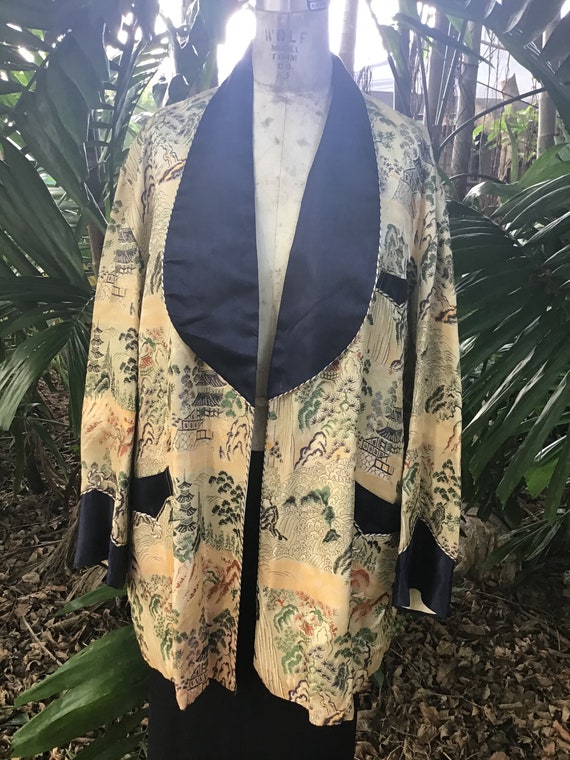 Vintage Chinese cocktail jacket 1960s