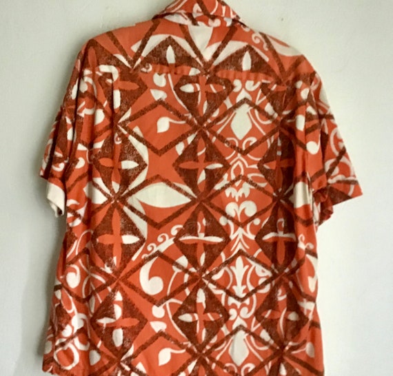 1960s cotton short sleeve shirt from California - image 5