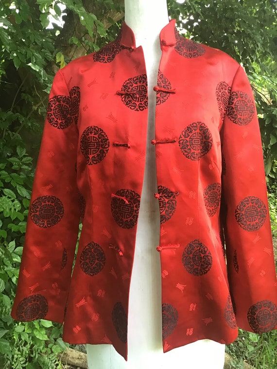 Vintage Chinese silk jacket - image 3