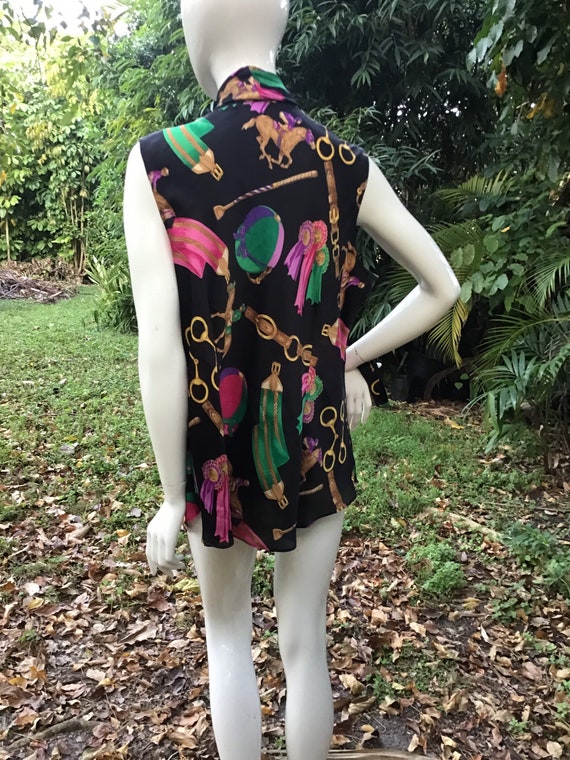 Vintage Lauren sleeveless Blouse - image 2