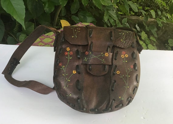 Vintage 1970s leather Bag - image 2