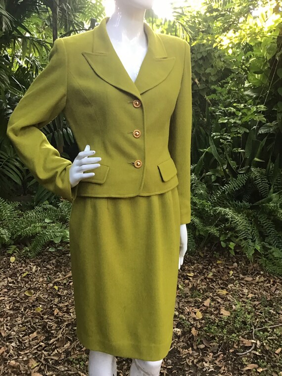 Vintage skirt suit with jacket 1960s - image 10