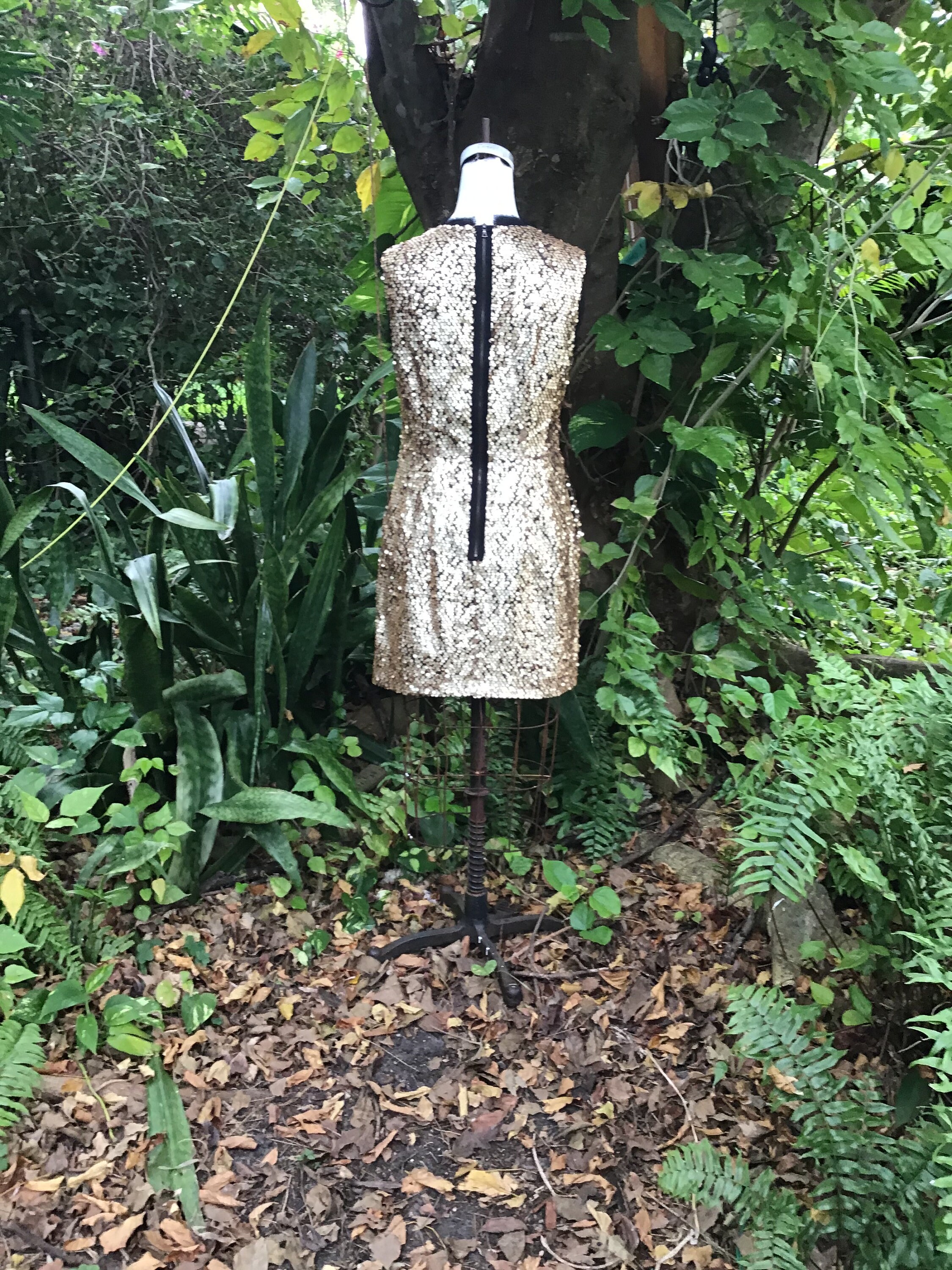 tahari gold sequin dress Colette by Daphne CL8425 Long Sequin Formal Prom Dress main image 1
