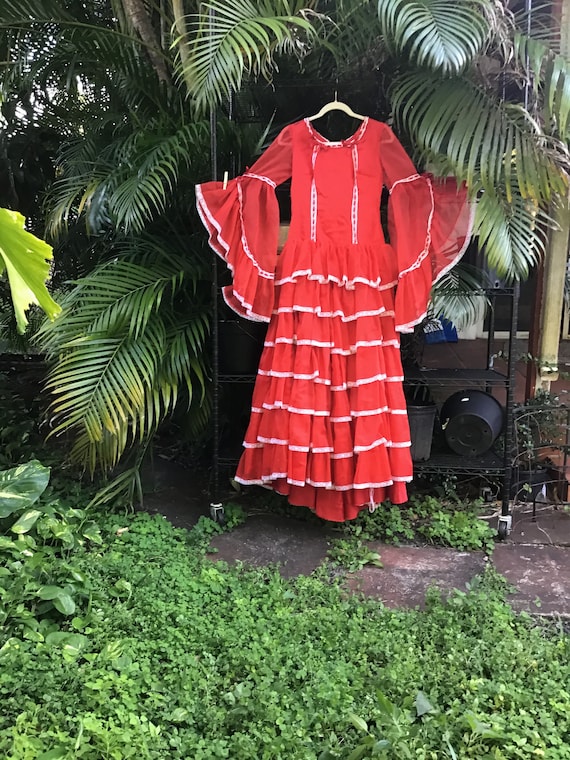 Spanish style 50s Dress