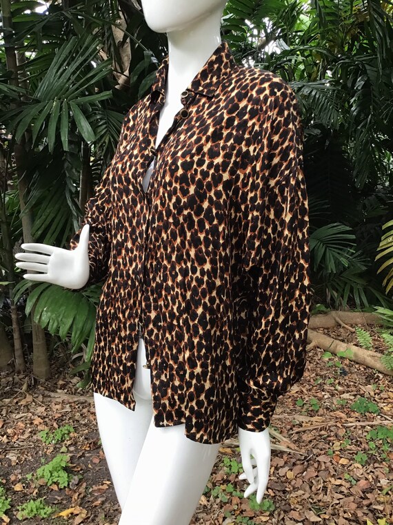 80s silk blouse by Exit Shop - image 9