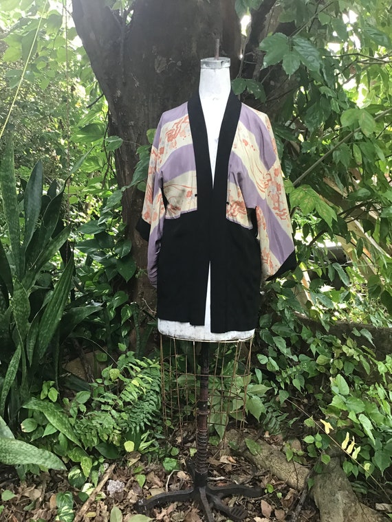 Reversible Japanese silk Kimono - image 3