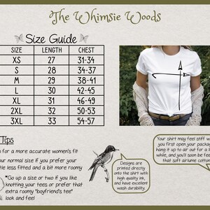 Luna Moth Shirt: Vintage Botanical Mushroom Fern Oversized Tee image 5