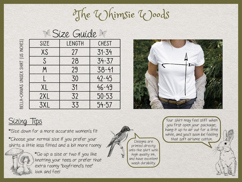 Luna Moth Shirt: Vintage Botanical Mushroom Fern Oversized Tee image 5