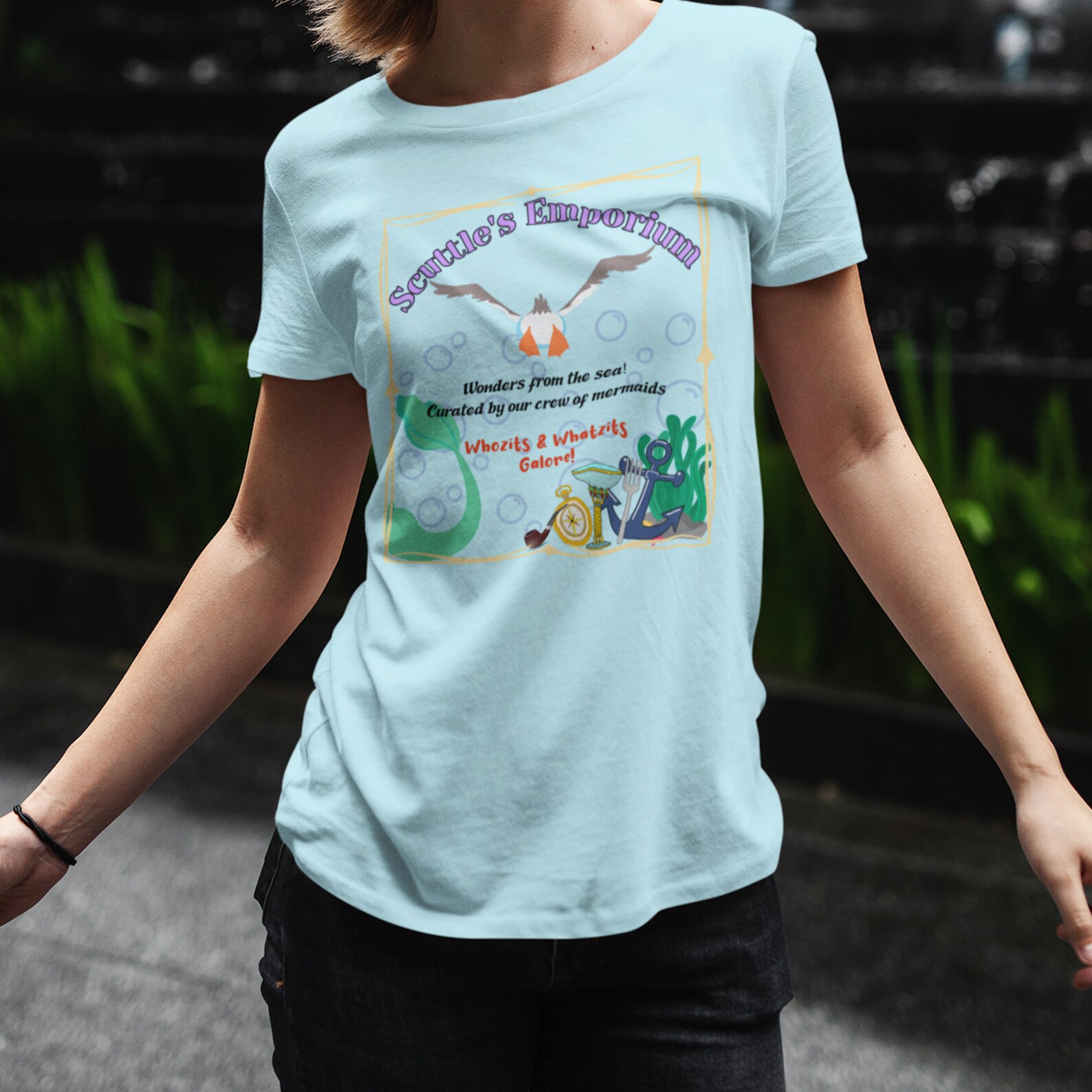 Little Mermaid Shirt Scuttle Shirt Disney Shirt Cute Etsy
