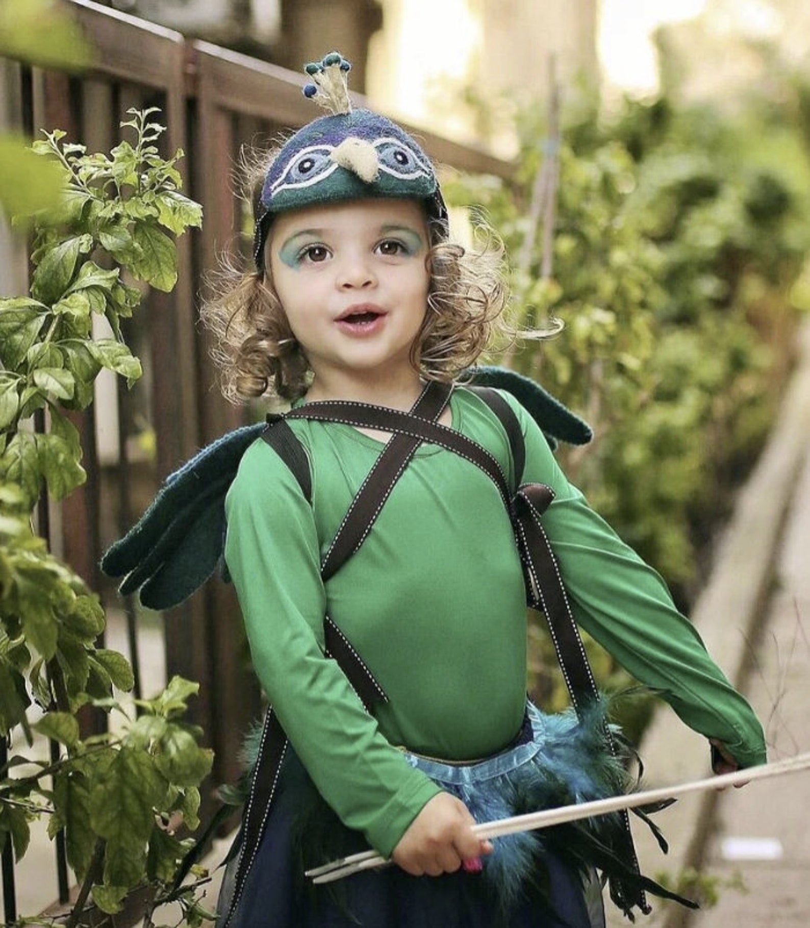 Dressup & Role Play Piers Peacock Head Dress and Wings Etsy