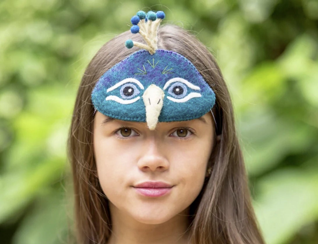 Dressup & Role Play Piers Peacock Head Dress and Wings Etsy