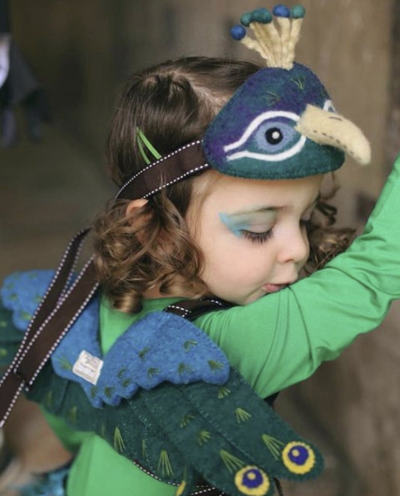 Dressup & Role Play Piers Peacock Head Dress and Wings Etsy