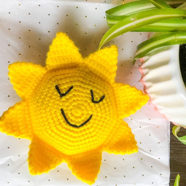 Sun Pillow Etsy