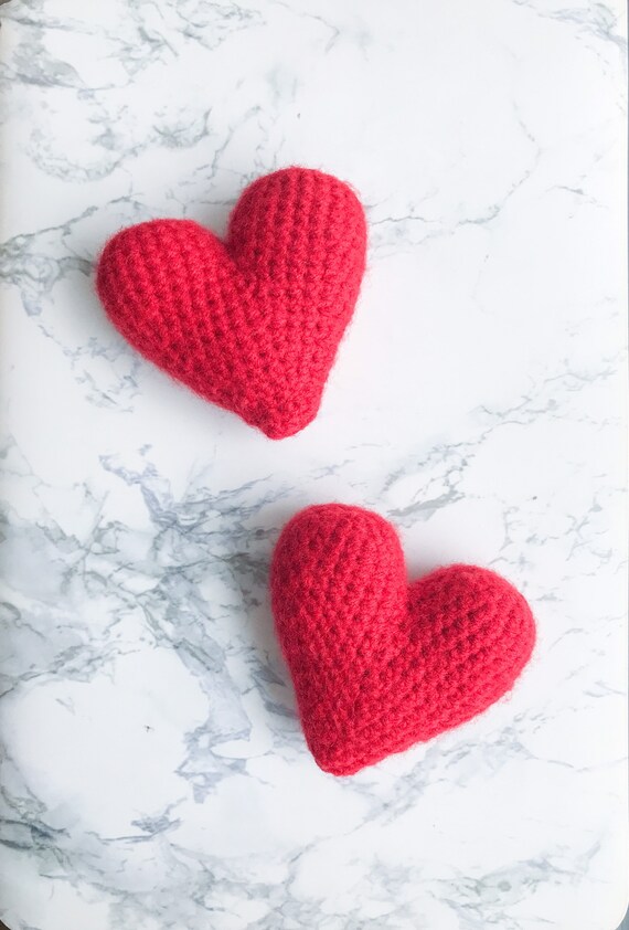 stuffed heart pillow